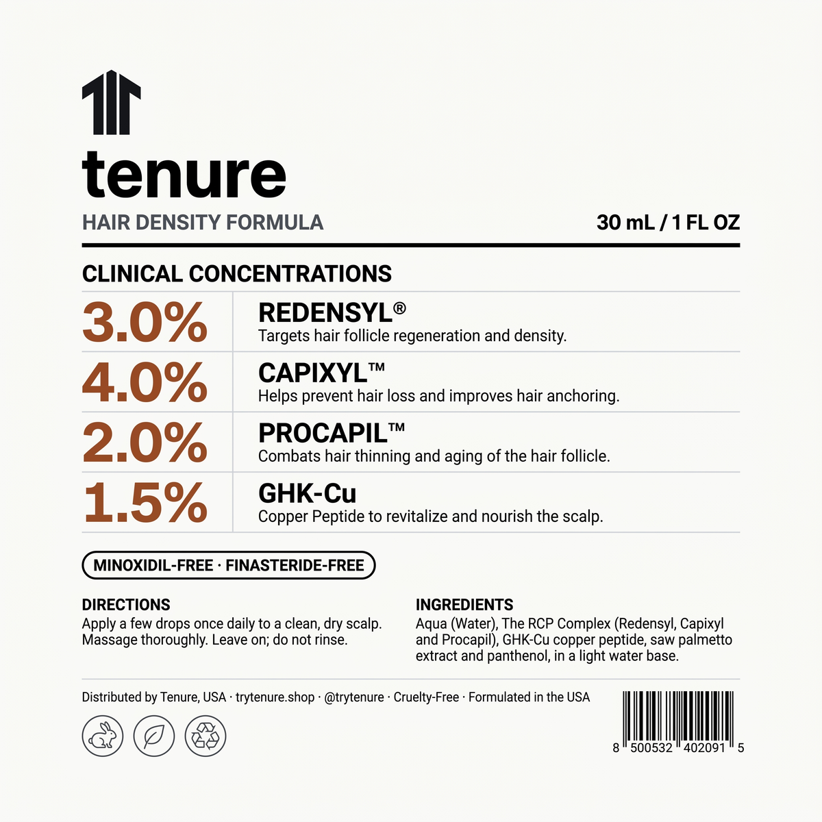 Tenure Hair Regrowth System