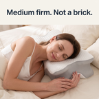 Cradle Pillow | Ergonomic Contour Memory Foam Pillow for Neck and Shoulder Support
