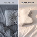 Cradle Pillow | Ergonomic Contour Memory Foam Pillow for Neck and Shoulder Support